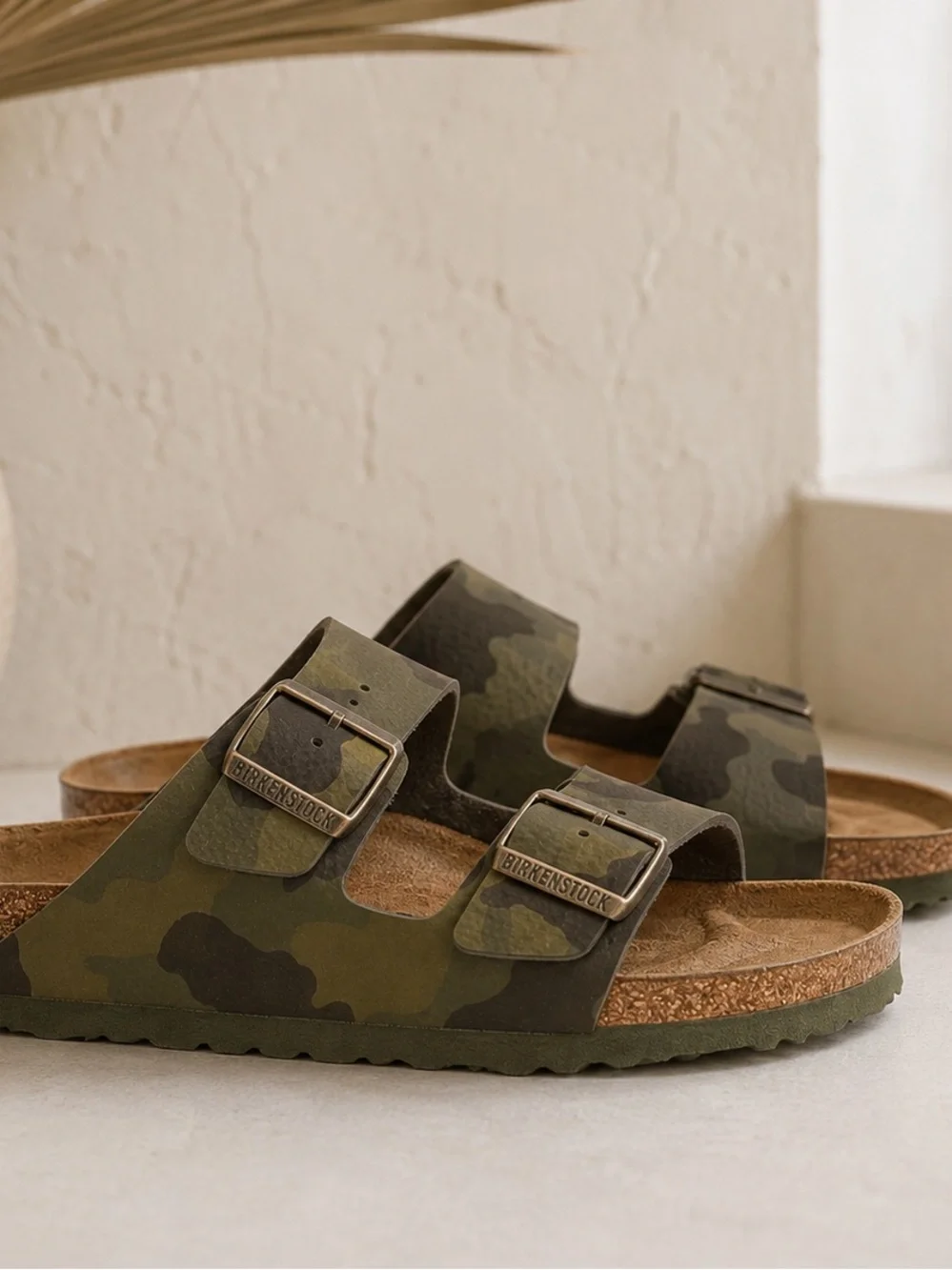 Birkenstock Arizona Soft Footbed Camo Sandals Size 39 EU NWOT